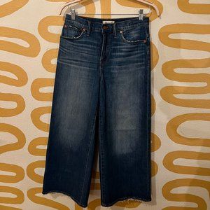 Madewell Wide Leg Crop Jean- Size 28